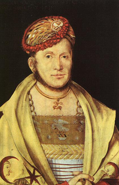 Hans Suss von Kulmbach Portrait of the Margrave Casimir of Brandenburg oil painting picture